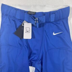 Nike Stock Vapor Pro Vented Game Football Pant Blue White Men's Large CI3771-494